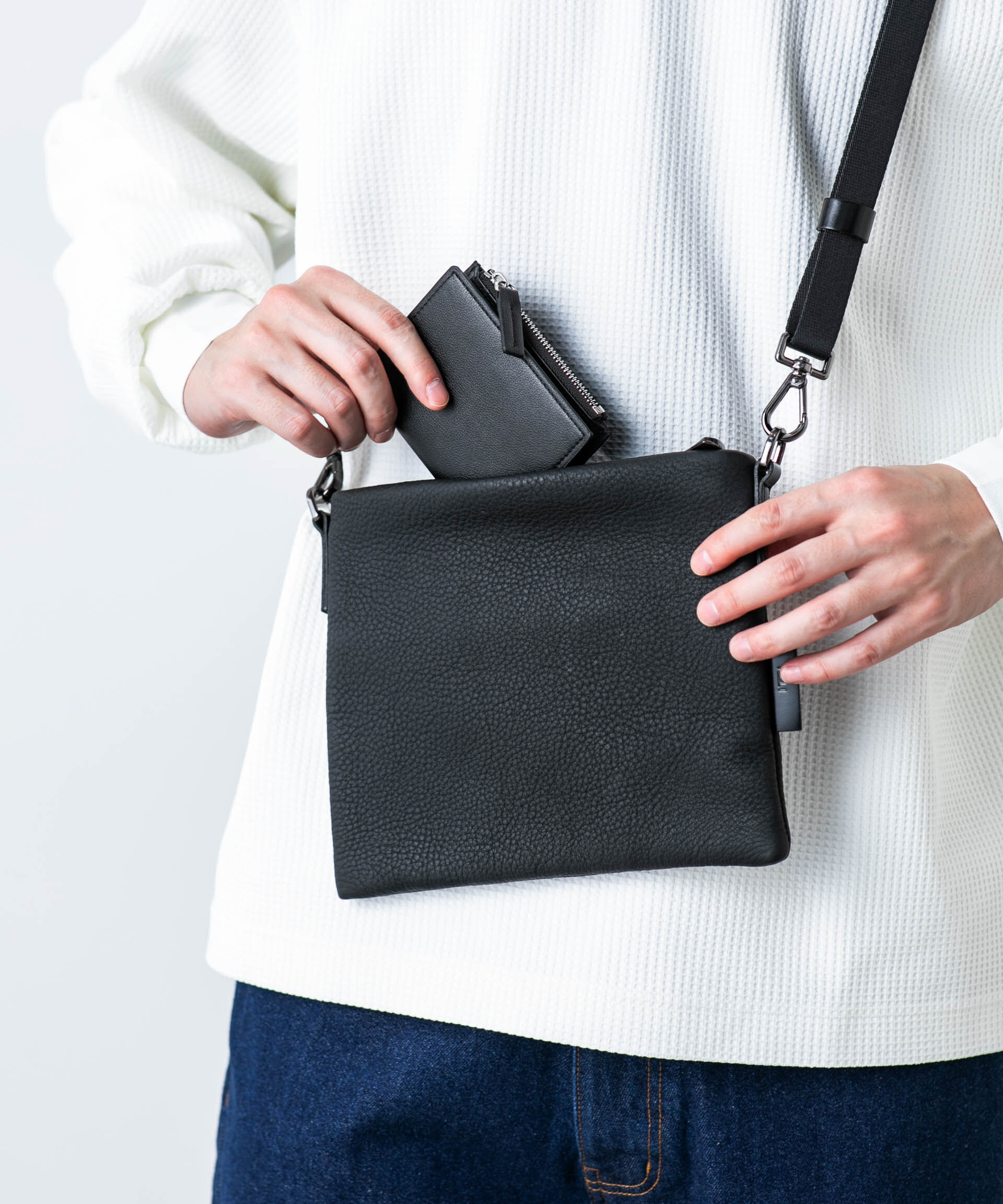 nano･universe「WEB限定/フェイクレザーコンパクトウォレット」|財布|