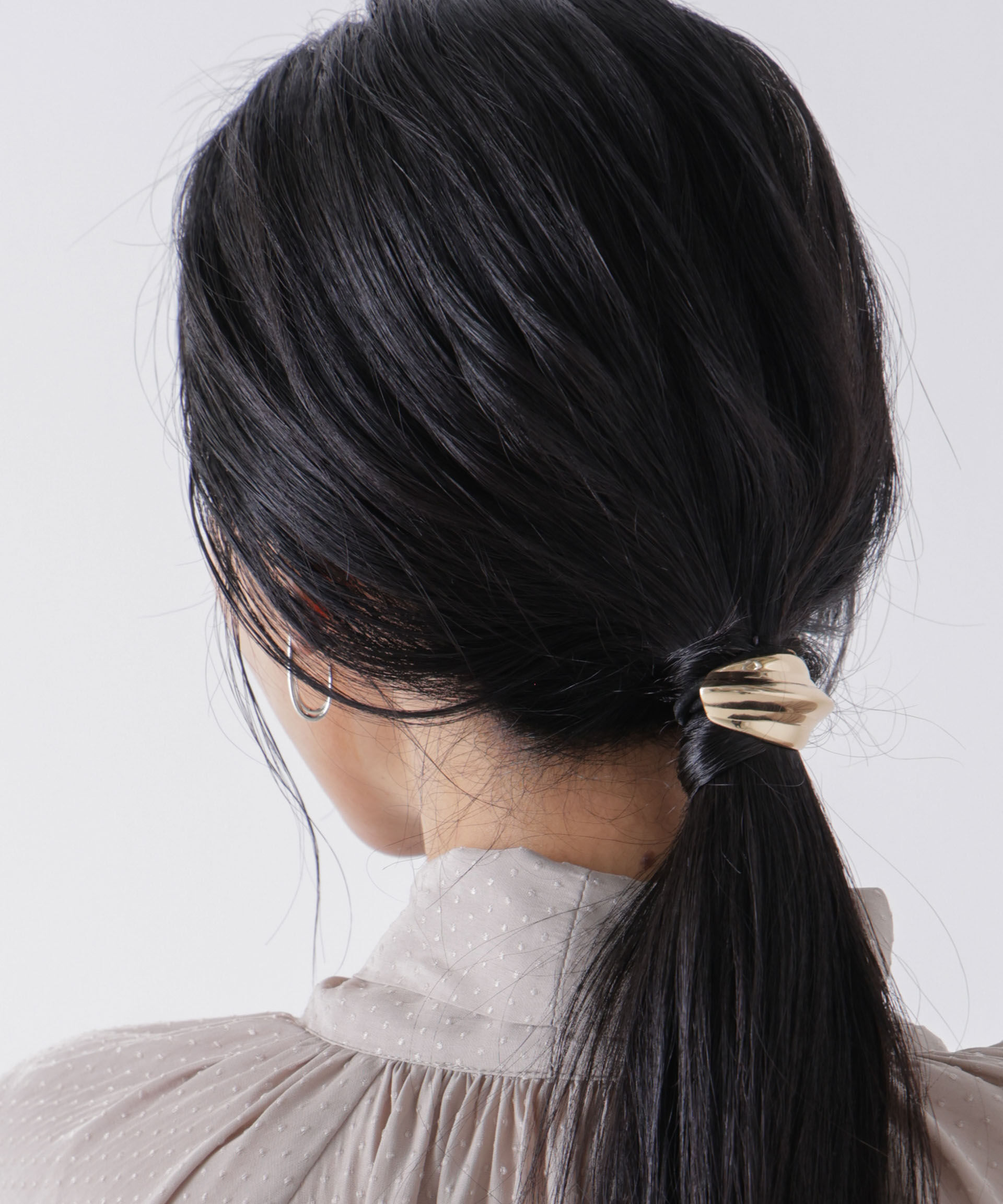nano･universe「JAMIRAY/BAMBOO MOTIF HAIR TIE」|その他|ゴールド