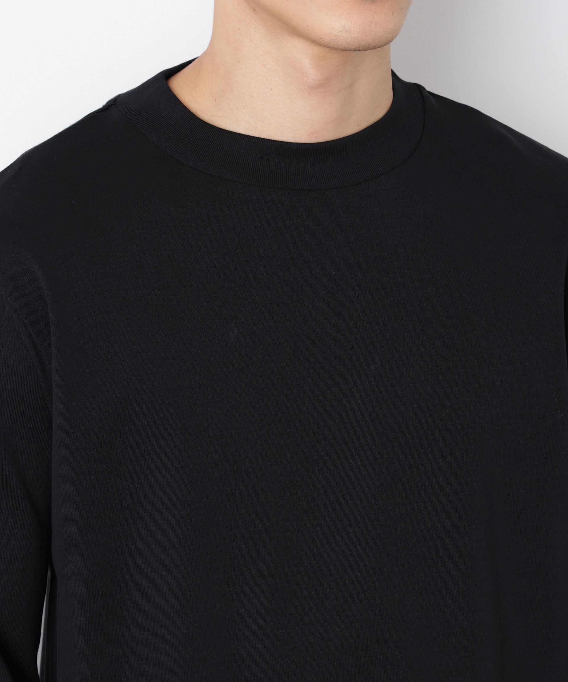 nano･universe「「FORMAL JERSEY」モックネックカットソー長袖」|Tシャツ・カットソー|