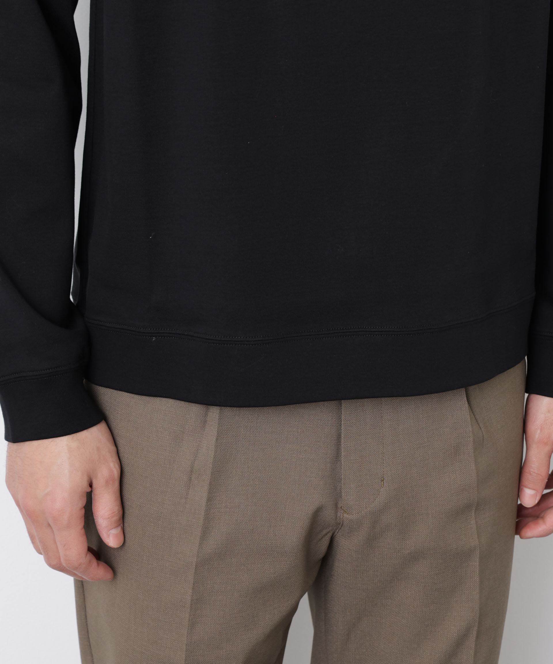 nano･universe「「FORMAL JERSEY」モックネックカットソー長袖」|Tシャツ・カットソー|