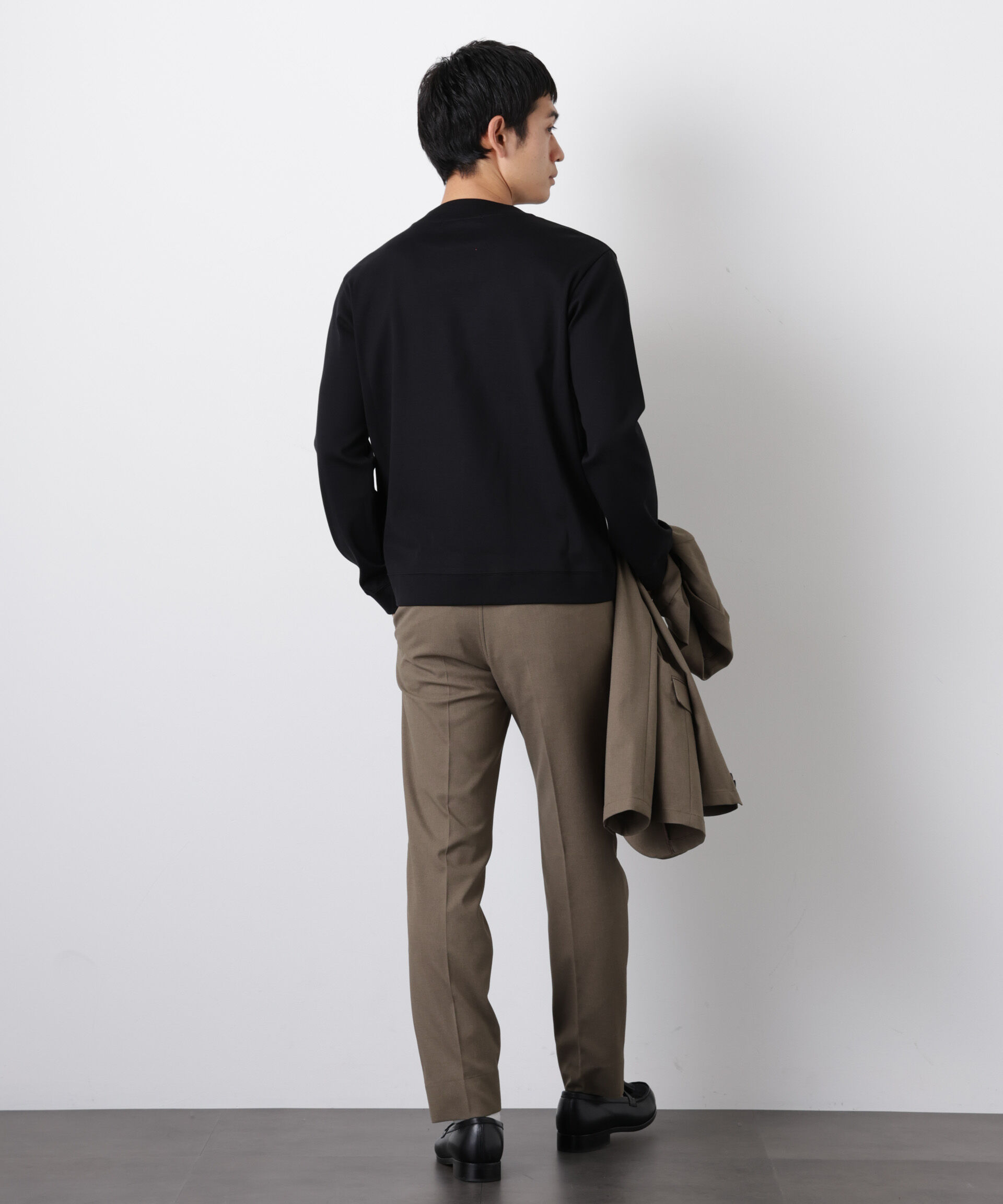 nano･universe「「FORMAL JERSEY」モックネックカットソー長袖」|Tシャツ・カットソー|