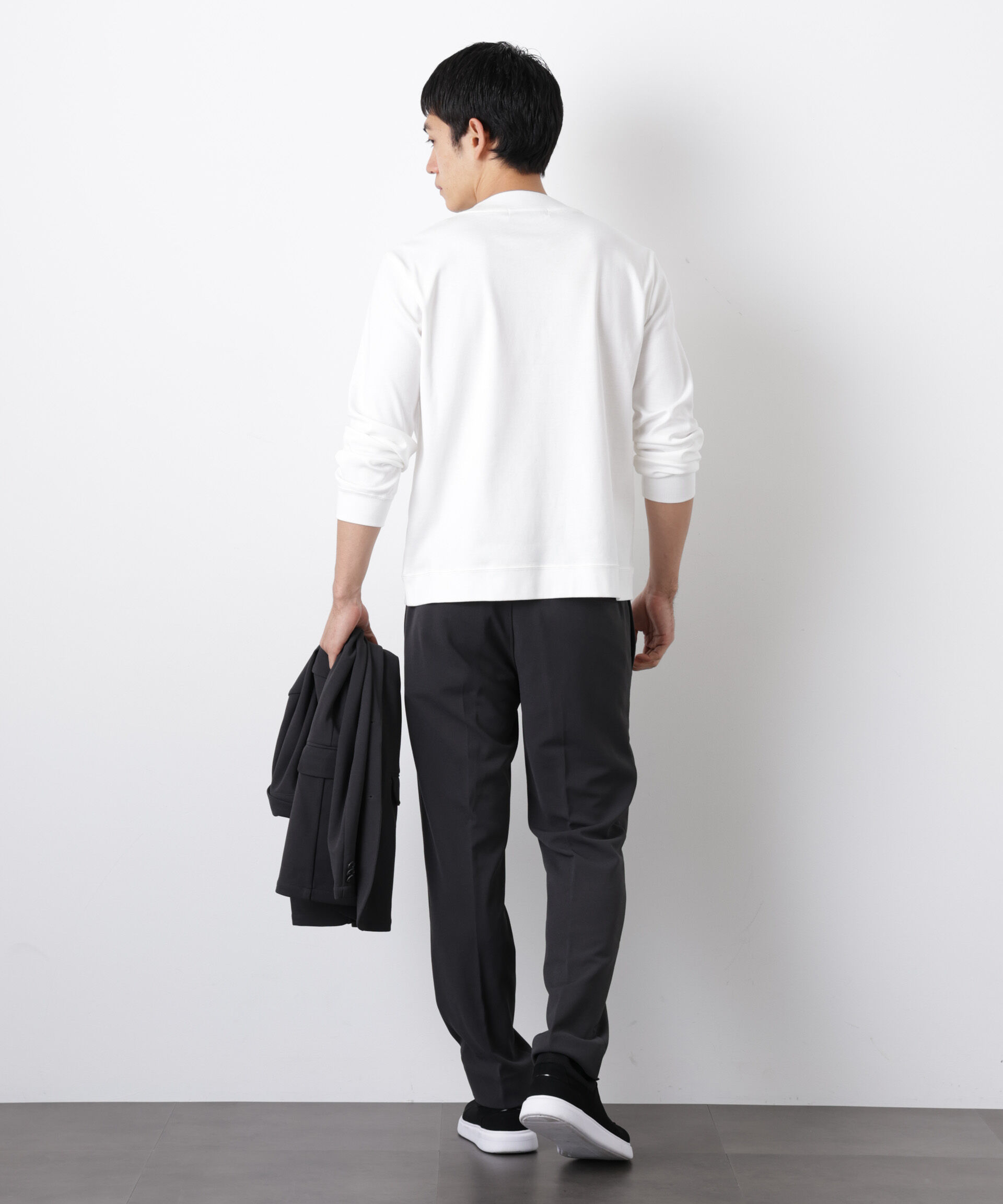 nano･universe「「FORMAL JERSEY」モックネックカットソー長袖」|Tシャツ・カットソー|