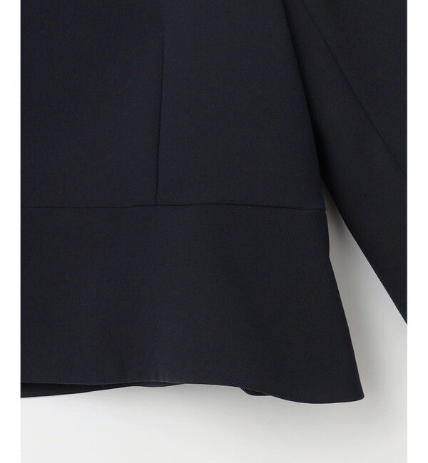 組曲「【WEB限定・KUMIKYOKU NAVY】コンフォータブルドレープ ノーカラージャケット」|ノーカラージャケット|