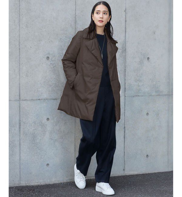 自由区「【撥水加工・洗える】ステッチレスダウン コート」|ダウン|