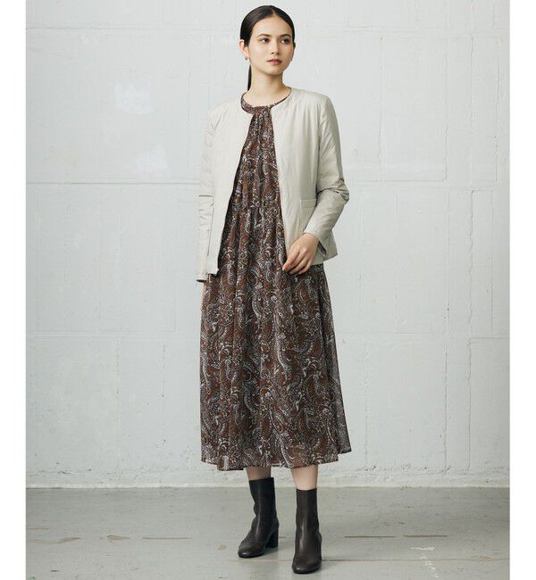 自由区「【カタログ掲載】ライトダウンリバーシブルノーカラー ジャケット」|ダウン|