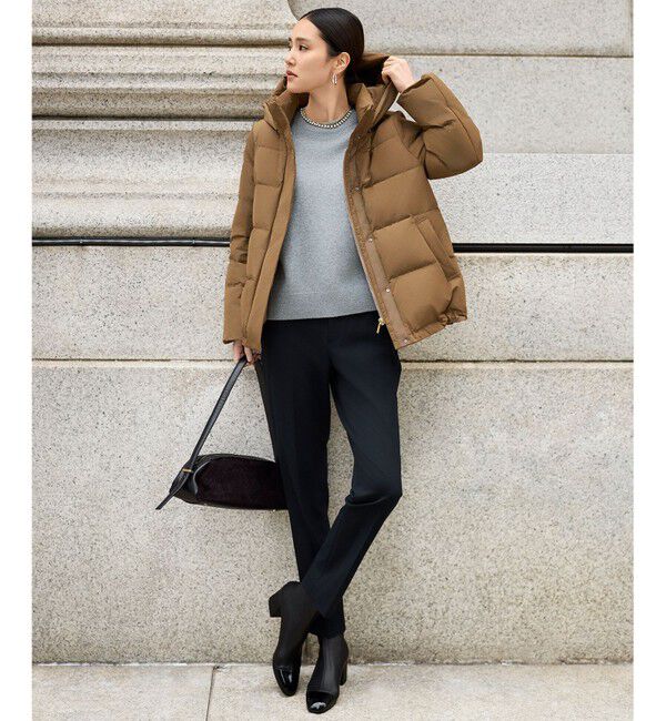 自由区「【WEB限定カラーあり・SHIHOさん着用】マイクロタッサーダウン コートⅡ」|ダウン|