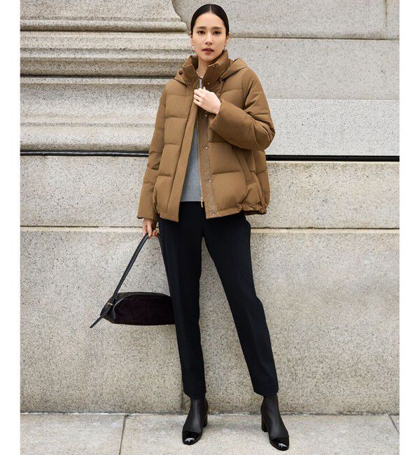 自由区「【WEB限定カラーあり・SHIHOさん着用】マイクロタッサーダウン コートⅡ」|ダウン|