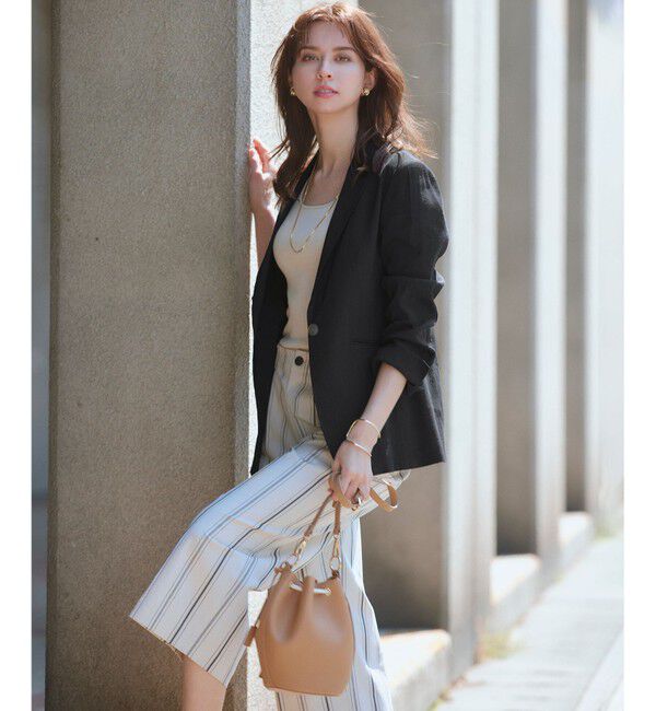 23区「オーガニック リブ タンクトップ」|タンクトップ|