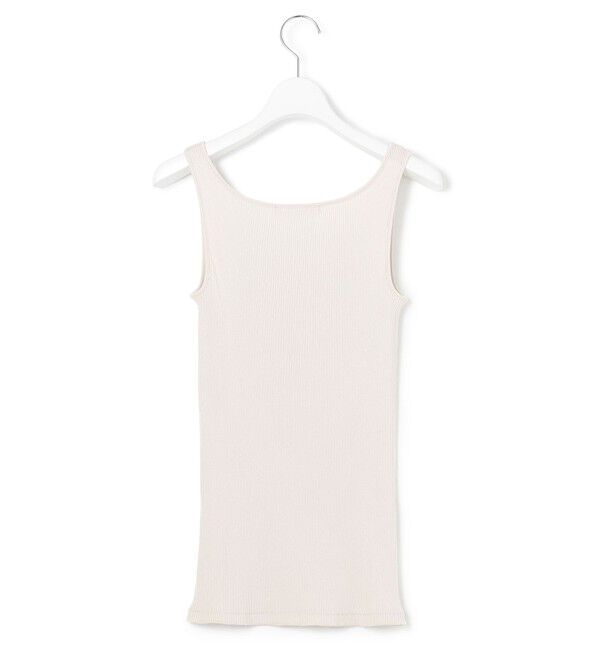23区「オーガニック リブ タンクトップ」|タンクトップ|