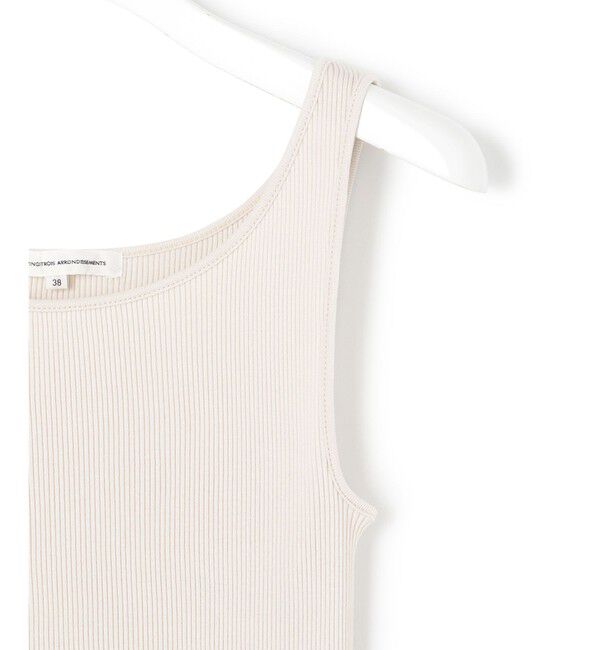 23区「オーガニック リブ タンクトップ」|タンクトップ|