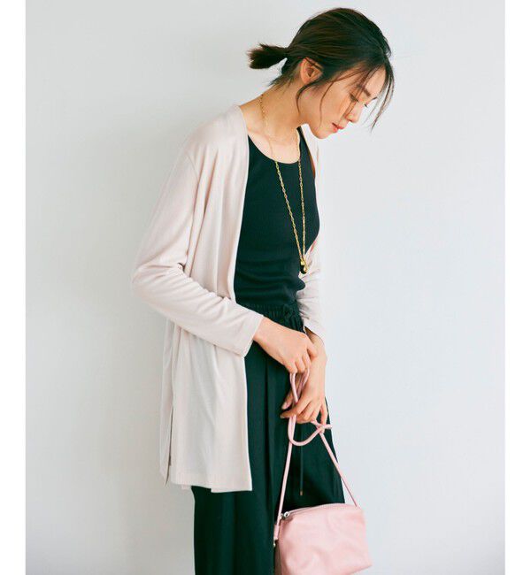 23区「オーガニック リブ タンクトップ」|タンクトップ|