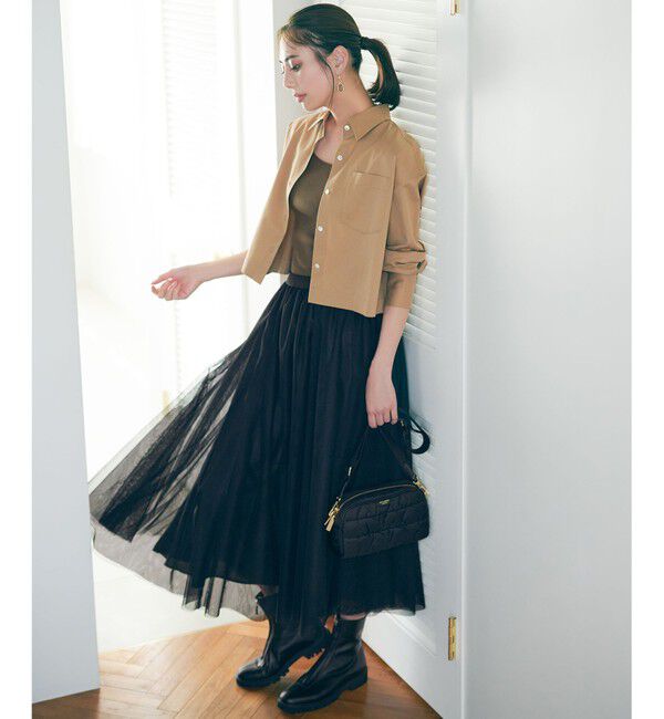 23区「オーガニック リブ タンクトップ」|タンクトップ|