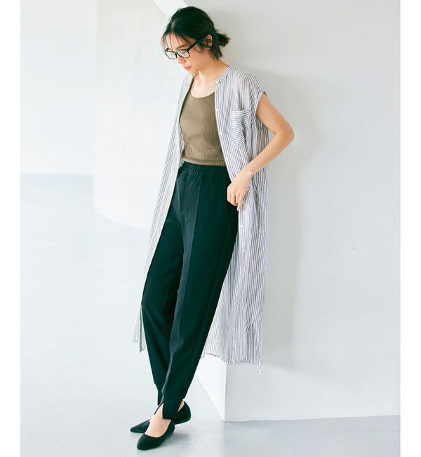 23区「オーガニック リブ タンクトップ」|タンクトップ|