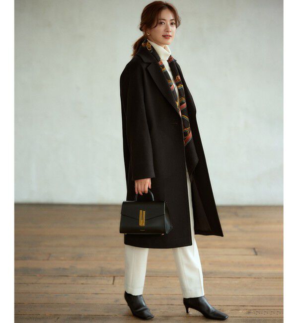 23区「【滝沢眞規子さん着用】ウールカシミヤビーバー チェスター コート」|チェスターコート|