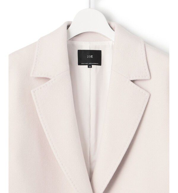 23区「【滝沢眞規子さん着用】ウールカシミヤビーバー チェスター コート」|チェスターコート|