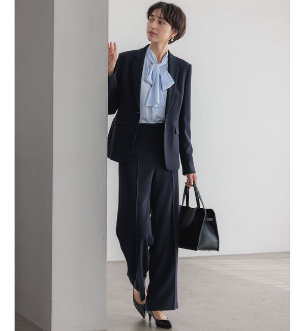 23区「【VERY・CLASSY.・LEE掲載/セットアップ対応】トリアセダブルジョーゼット フルレングス パンツ」|その他|