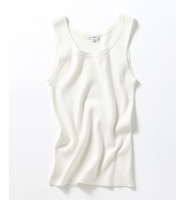 23区「【CLASSY.掲載】コットンリブ タンクトップ」|タンクトップ|ホワイト系