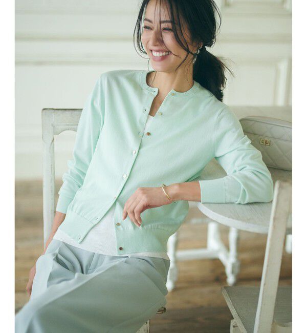 23区「【CLASSY.掲載】コットンリブ タンクトップ」|タンクトップ|