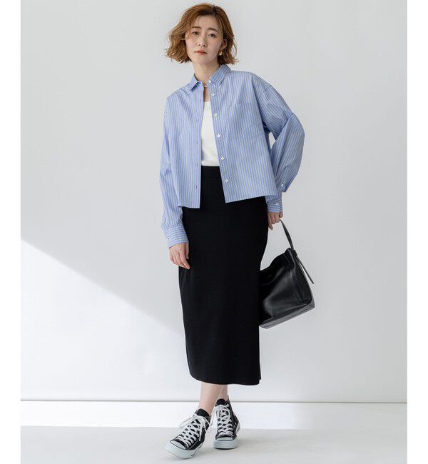 23区「【CLASSY.掲載】コットンリブ タンクトップ」|タンクトップ|