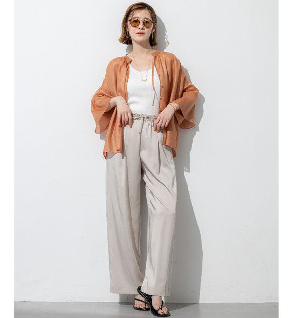 23区「【CLASSY.掲載】コットンリブ タンクトップ」|タンクトップ|