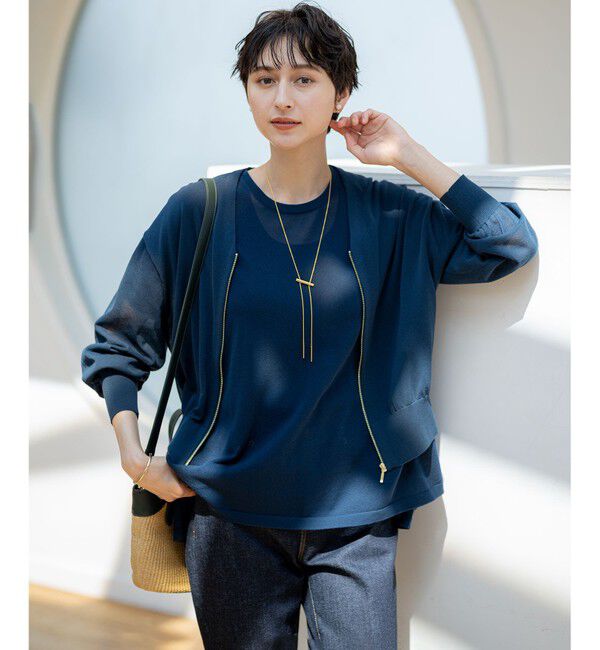 23区「【CLASSY.掲載】コットンリブ タンクトップ」|タンクトップ|