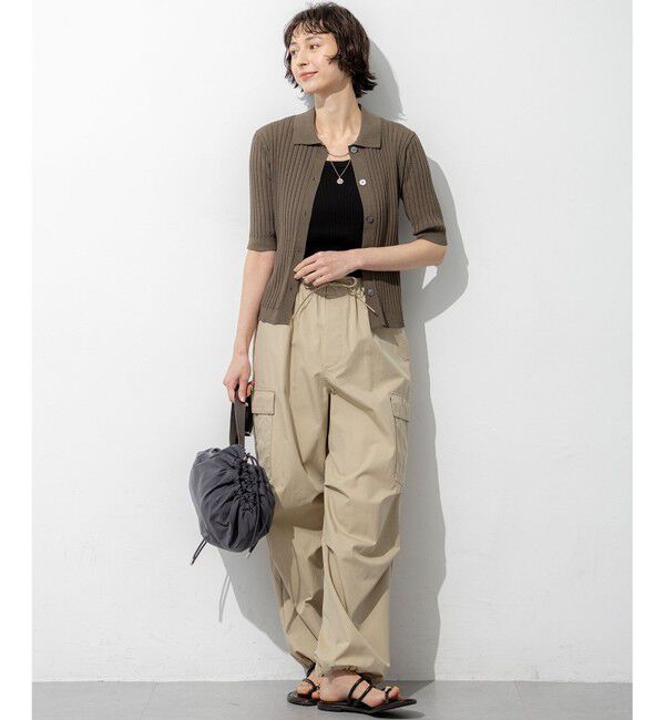 23区「【CLASSY.掲載】コットンリブ タンクトップ」|タンクトップ|