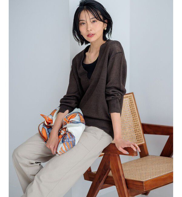 23区「【CLASSY.掲載】コットンリブ タンクトップ」|タンクトップ|