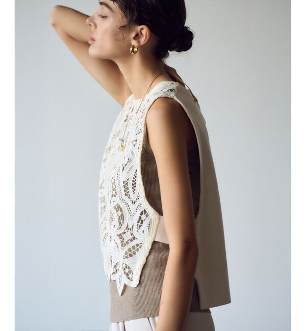 23区「【CLASSY.掲載】コットンリブ タンクトップ」|タンクトップ|