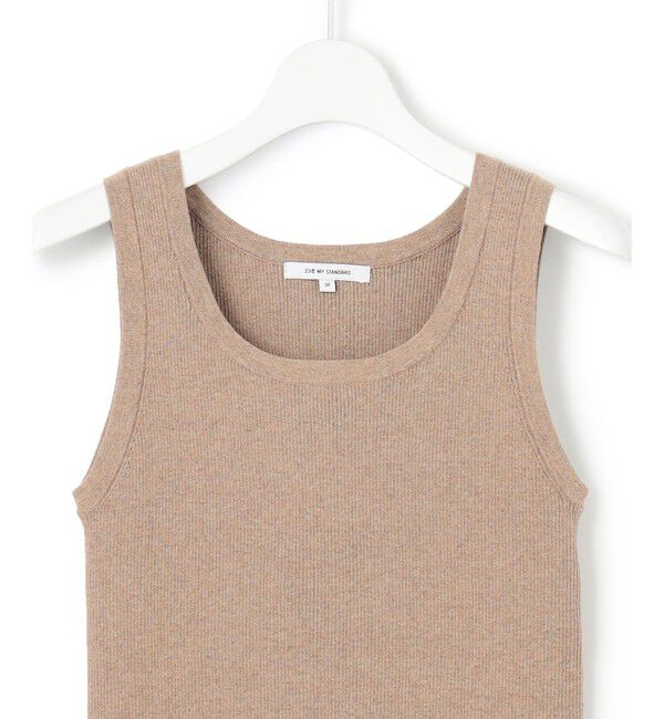 23区「【CLASSY.掲載】コットンリブ タンクトップ」|タンクトップ|