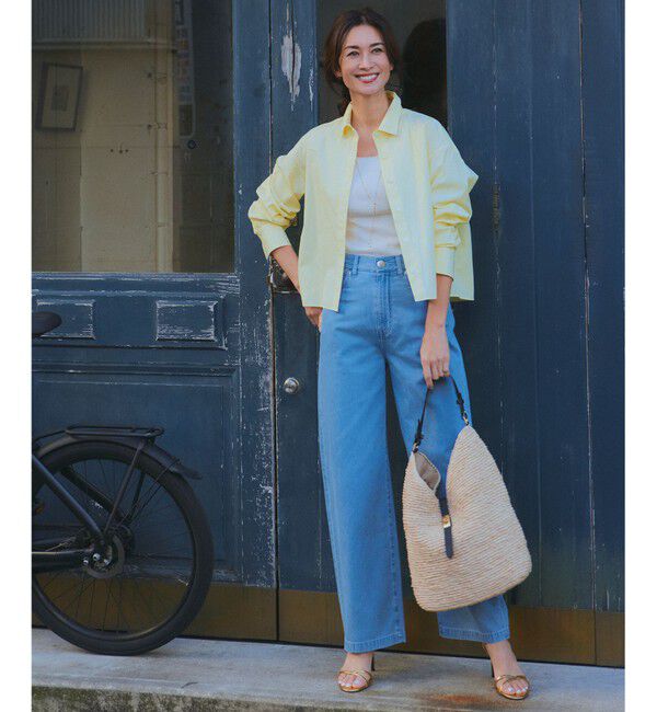 23区「【CLASSY.掲載】コットンリブ タンクトップ」|タンクトップ|