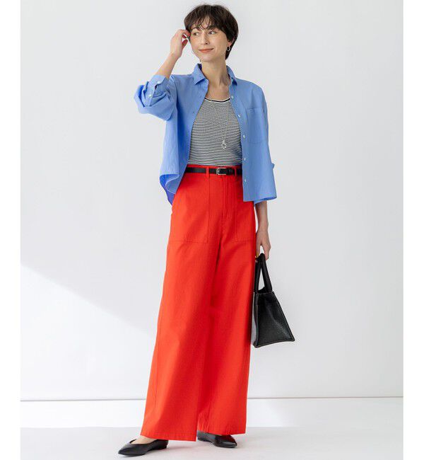 23区「【CLASSY.掲載】コットンリブ タンクトップ」|タンクトップ|