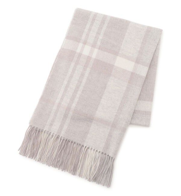 23区「カシミヤ チェック ストール」|ストール|