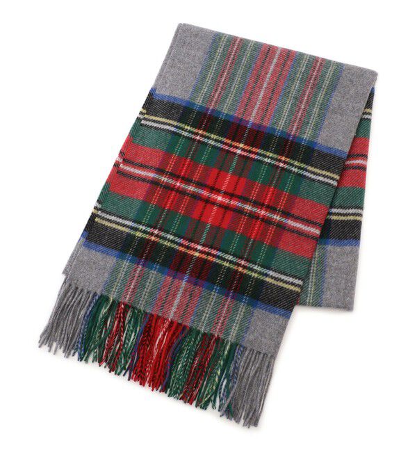 23区「カシミヤ チェック ストール」|ストール|