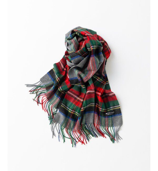 23区「カシミヤ チェック ストール」|ストール|