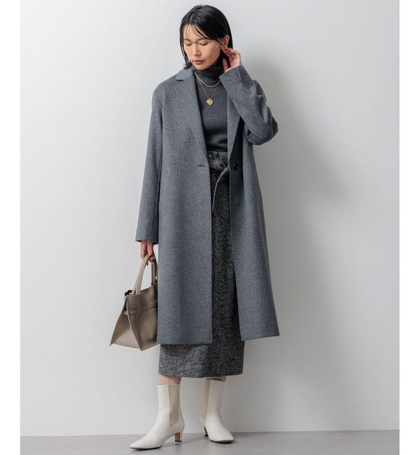 23区「【滝沢眞規子さん着用】ウールカシミヤビーバー チェスターコート」|チェスターコート|