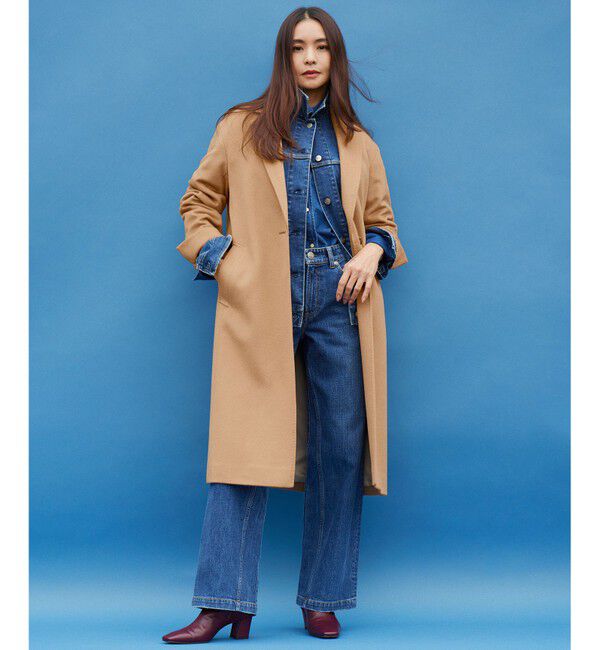 23区「【滝沢眞規子さん着用】ウールカシミヤビーバー チェスターコート」|チェスターコート|