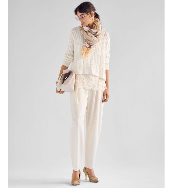 23区「【セットアップ対応/洗える】ライトクロス コクーン パンツ」|その他|