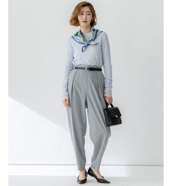 23区「【セットアップ対応/洗える】ライトクロス コクーン パンツ」|その他|