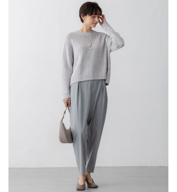 23区「【セットアップ対応/洗える】ライトクロス コクーン パンツ」|その他|