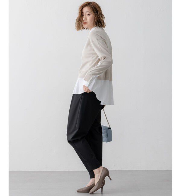 23区「【セットアップ対応/洗える】ライトクロス コクーン パンツ」|その他|