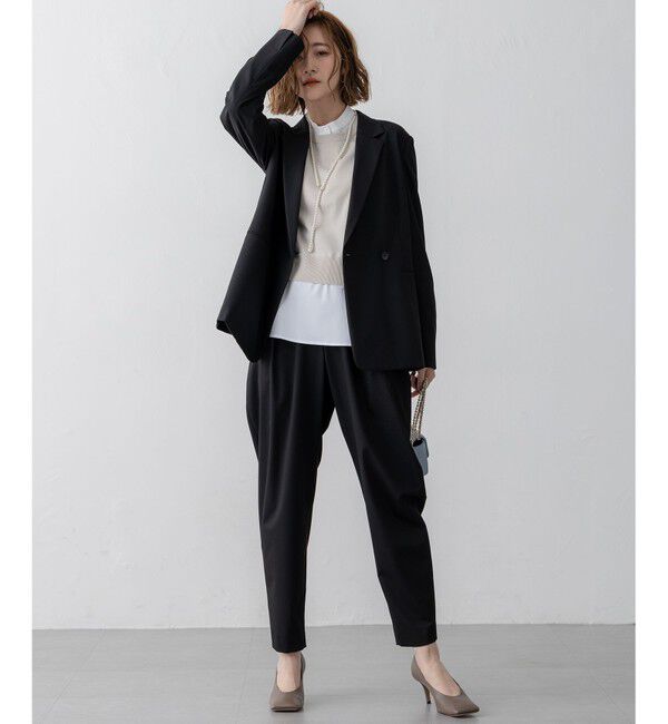 23区「【セットアップ対応/洗える】ライトクロス コクーン パンツ」|その他|