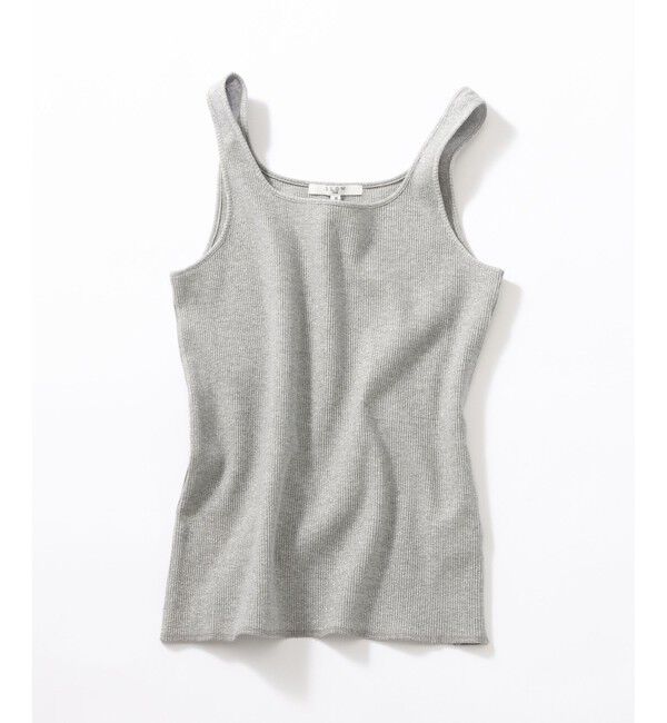23区「【SLOW/一部店舗限定】好評につき新色追加！ラメリブジャージー タンクトップ」|タンクトップ|ﾗｲﾄｸﾞﾚ