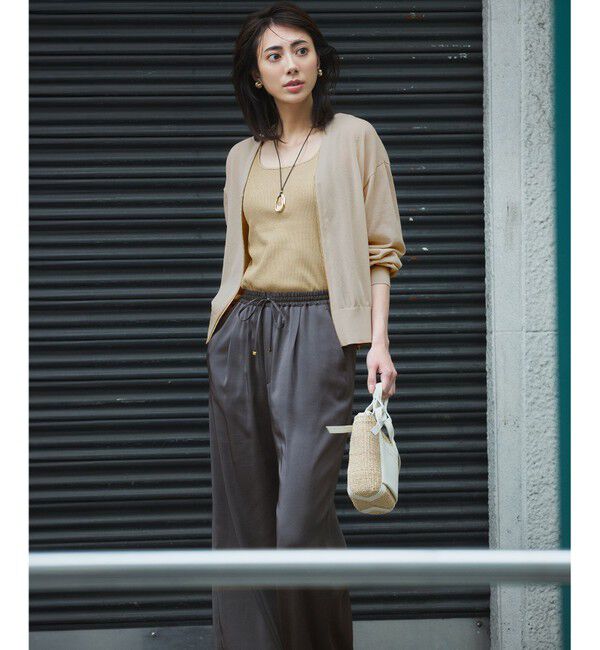 23区「【SLOW/一部店舗限定】好評につき新色追加！ラメリブジャージー タンクトップ」|タンクトップ|