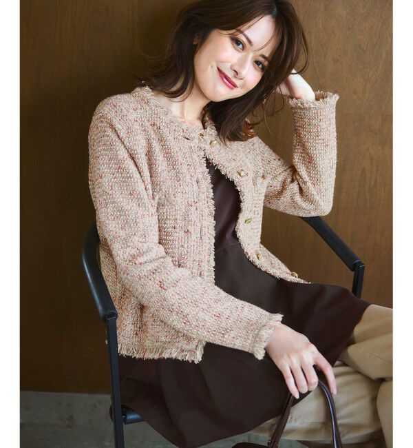 23区「【洗える】ナチュラルコットンベア タフタコンビ タンクトップ」|タンクトップ|