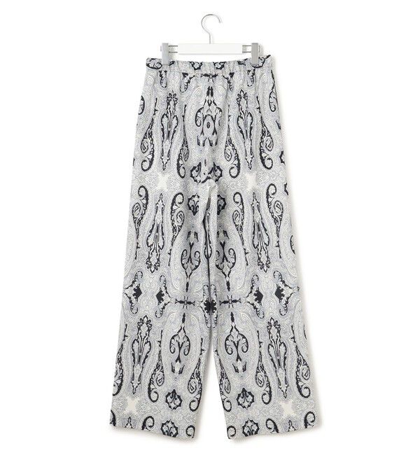 23区「【洗える】Rattiドローイングペイズリープリント ワイド パンツ」|その他|