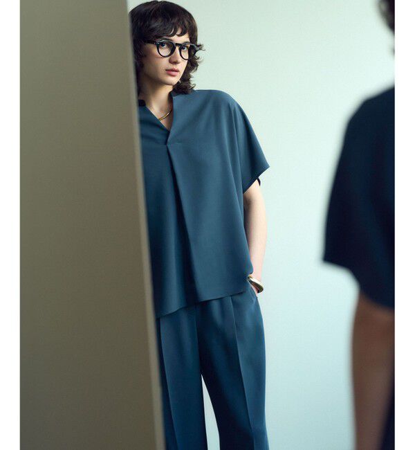 23区「【Oggi掲載/接触冷感/UVカット/吸水速乾】ストレッチジョーゼット ワイド パンツ」|その他|