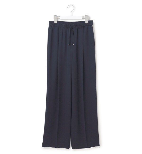 23区「【Oggi掲載/接触冷感/UVカット/吸水速乾】ストレッチジョーゼット ワイド パンツ」|その他|