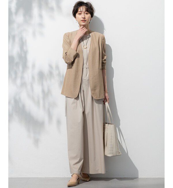 23区「【撥水性/接触冷感/洗える】ストレッチタイプライター オールインワン」|オールインワン|