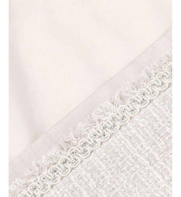 23区「【セットアップ対応】ライトシャインツイード ノーカラージャケット」|ノーカラージャケット|