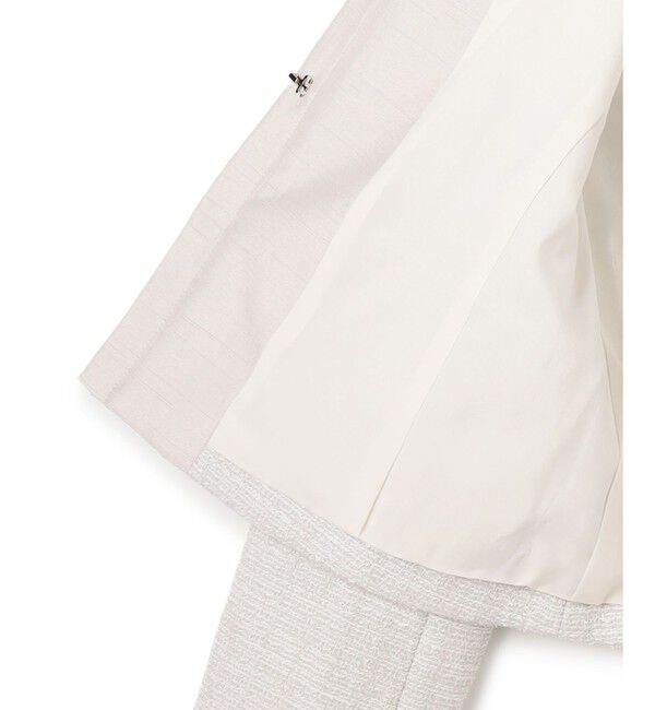 23区「【セットアップ対応】ライトシャインツイード ノーカラージャケット」|ノーカラージャケット|